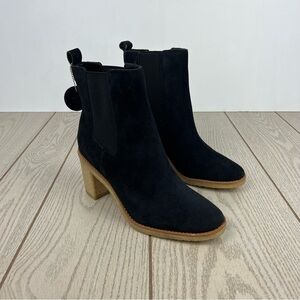 Lauren Ralph Lauren Marianna Pull-On Dress Chelsea Booties 9.5B Black $195